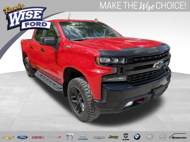 Red 2020 Chevrolet Silverado 1500 LT Trail Boss Crew Cab 4WD Pickup Truck Four-Wheel Drive Automatic