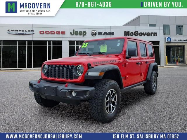 Firecracker Red Clearcoat 2025 Jeep Wrangler SUV / Crossover Four-Wheel Drive 8-Speed Automatic