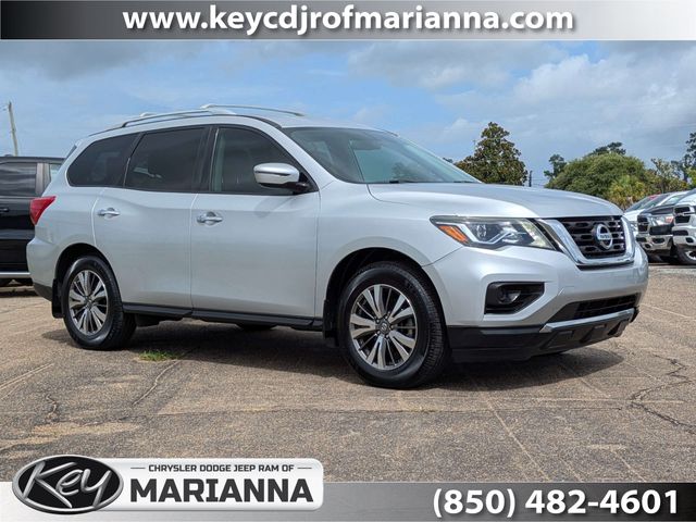 Brilliant Silver Metallic 2018 Nissan Pathfinder SUV / Crossover Front-Wheel Drive Continuously Variable Transmission