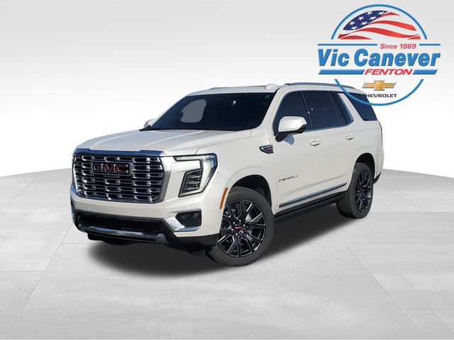 White Frost Tricoat 2025 GMC Yukon Denali 4WD SUV / Crossover Four-Wheel Drive