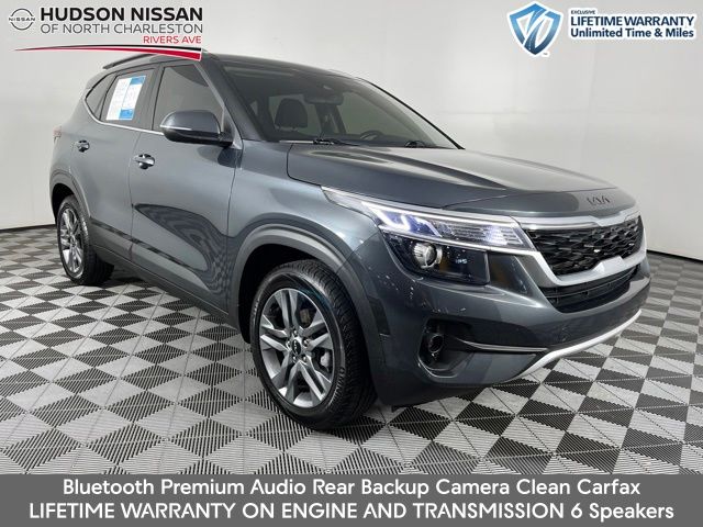 Gravity Gray 2023 Kia Seltos SUV / Crossover Front-Wheel Drive Continuously Variable Transmission