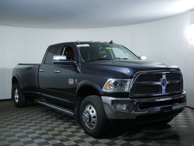 Gray (Steel Metallic) 2015 RAM 3500 Pickup Truck Four-Wheel Drive 6-Speed Automatic