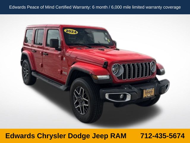 Firecracker Red Clearcoat 2024 Jeep Wrangler SUV / Crossover Four-Wheel Drive 8-Speed Automatic