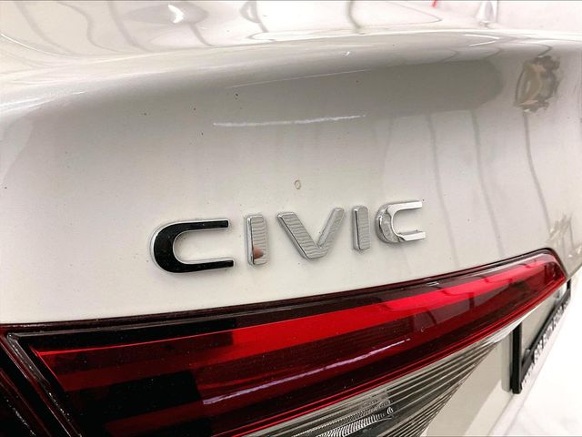 2023 Honda Civic EX White at Bob Ruth Ford