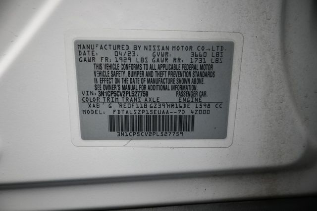 2023 Nissan Kicks SV White at Parkway Family Mazda