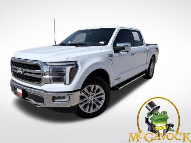 2024 Ford F-150 Lariat White at Brown Honda