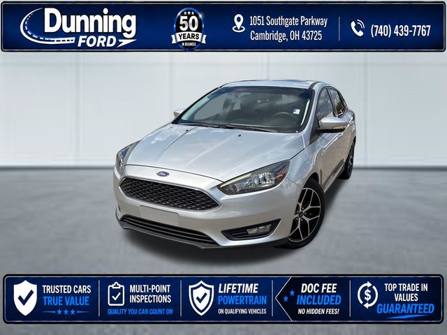 Ingot Silver Metallic 2018 Ford Focus Sedan Front-Wheel Drive 6-Speed Automatic