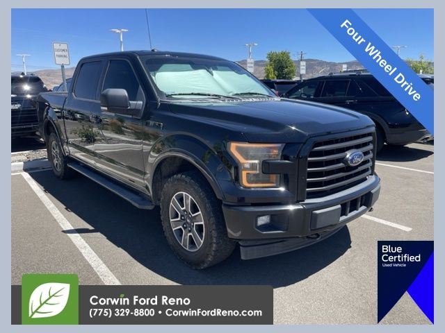 Shadow Black 2017 Ford F-150 Pickup Truck Four-Wheel Drive 6-Speed Automatic
