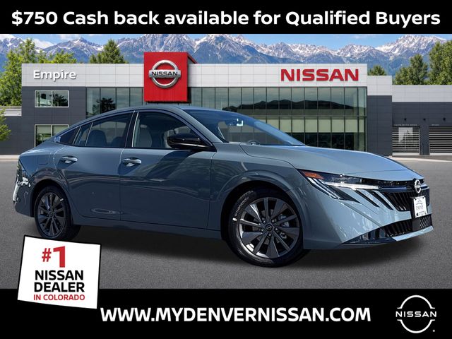 Atlantic Gray Metallic 2026 Nissan Sentra Sedan Front-Wheel Drive Continuously Variable Transmission