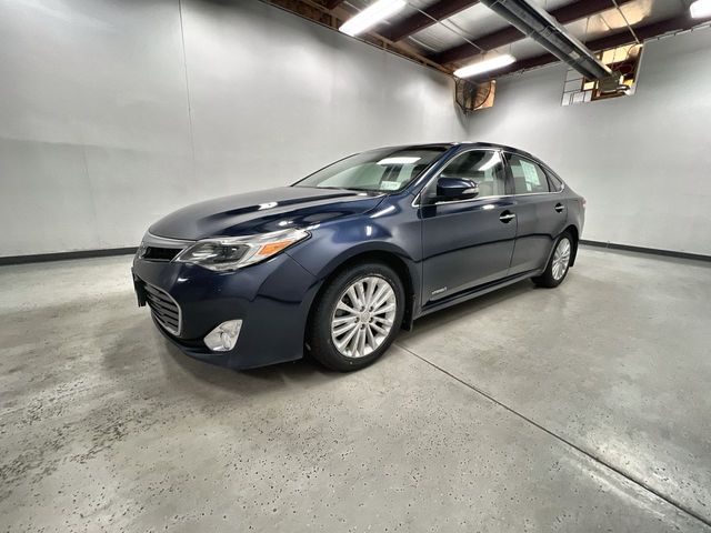 Dark Blue 2015 Toyota Avalon Hybrid Sedan Front-Wheel Drive Continuously Variable Transmission