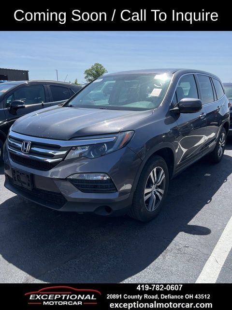 Gray 2017 Honda Pilot SUV / Crossover All-Wheel Drive 6-Speed Automatic