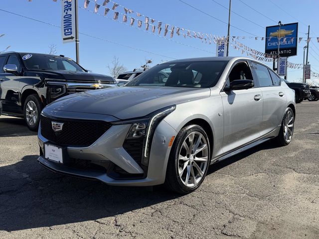 Silver Metallic 2025 Cadillac CT5 Sport AWD Sedan All-Wheel Drive Automatic