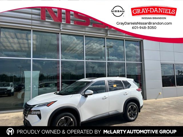 Everest White Pearl 2024 Nissan Rogue SUV / Crossover All-Wheel Drive Continuously Variable Transmission