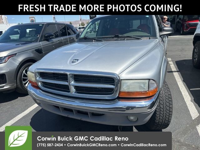 Silver 2003 Dodge Dakota SLT Quad Cab 4WD Pickup Truck Four-Wheel Drive 5-Speed Automatic