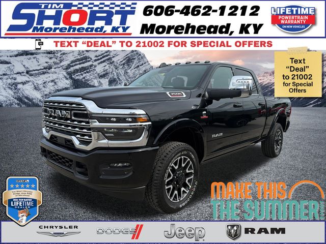 Diamond Black Crystal Pearlcoat 2026 RAM 3500 Pickup Truck Four-Wheel Drive 8-Speed Automatic