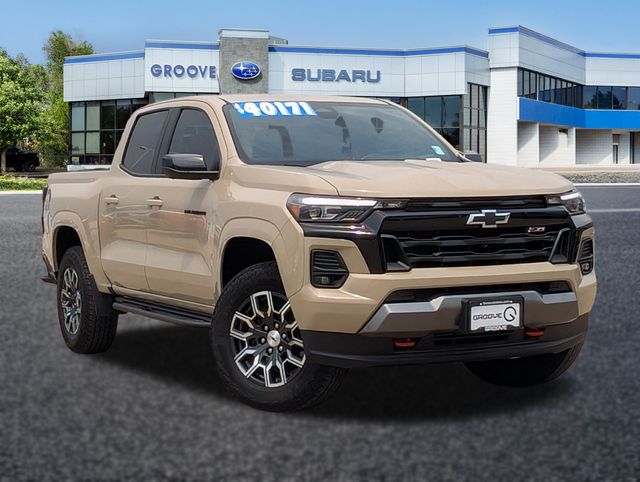 Sand Dune Metallic 2024 Chevrolet Colorado Pickup Truck Four-Wheel Drive 8-Speed Automatic