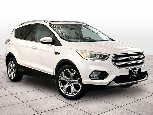 2017 Ford Escape Titanium White at John Sisson Motors