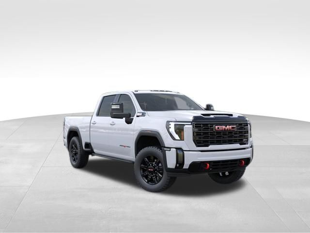 Summit White 2026 GMC Sierra 2500HD AT4 Crew Cab 4WD Pickup Truck Four-Wheel Drive Automatic