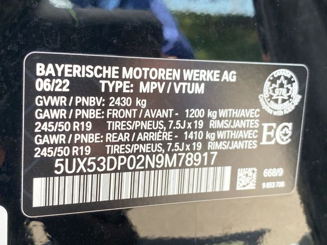 2022 BMW X3 xDrive30i 25