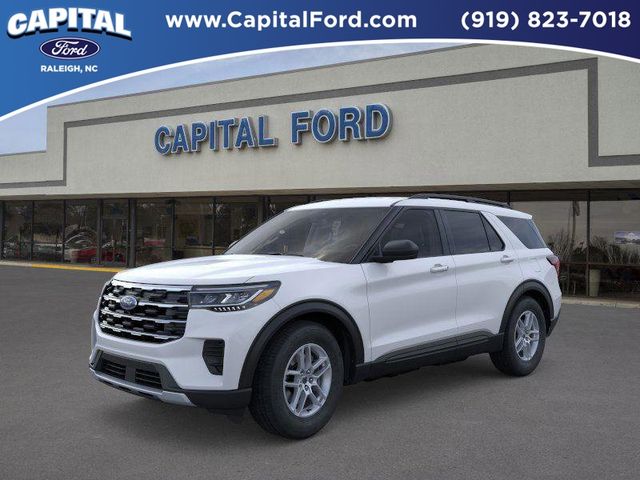 White Metallic 2026 Ford Explorer Active RWD SUV / Crossover Rear-Wheel Drive Automatic