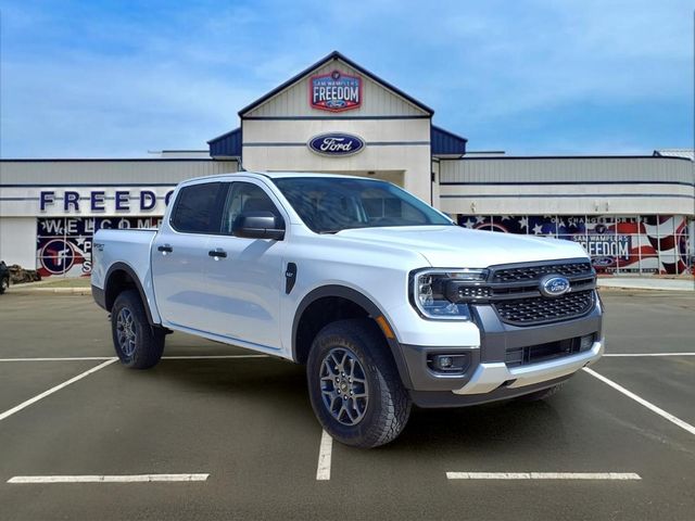Oxford White 2026 Ford Ranger XLT SuperCrew 4WD Pickup Truck Four-Wheel Drive Automatic