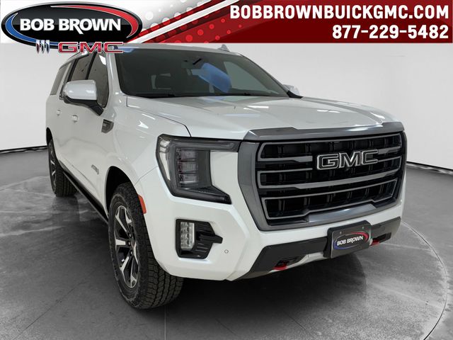 White Frost Tricoat 2023 GMC Yukon XL AT4 4WD SUV / Crossover Four-Wheel Drive