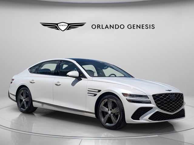 Uyuni White 2026 Genesis G80 Sedan All-Wheel Drive 8-Speed Automatic