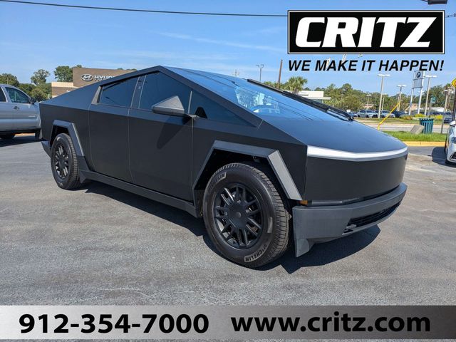 Black 2024 Tesla Cybertruck Pickup Truck All-Wheel Drive 1-Speed Automatic