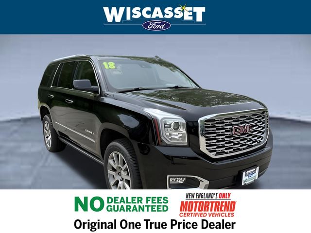 Onyx Black 2018 GMC Yukon Denali 4WD SUV / Crossover Four-Wheel Drive
