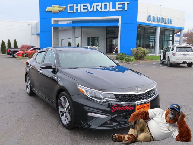 Ebony Black 2020 Kia Optima S FWD Sedan Front-Wheel Drive 6-Speed Automatic