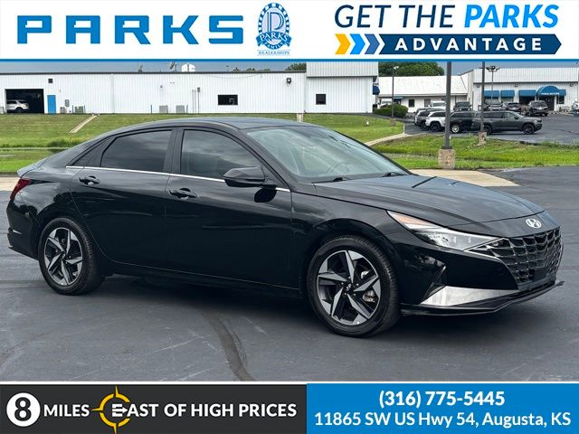Phantom Black 2023 Hyundai Elantra Sedan Front-Wheel Drive Continuously Variable Transmission