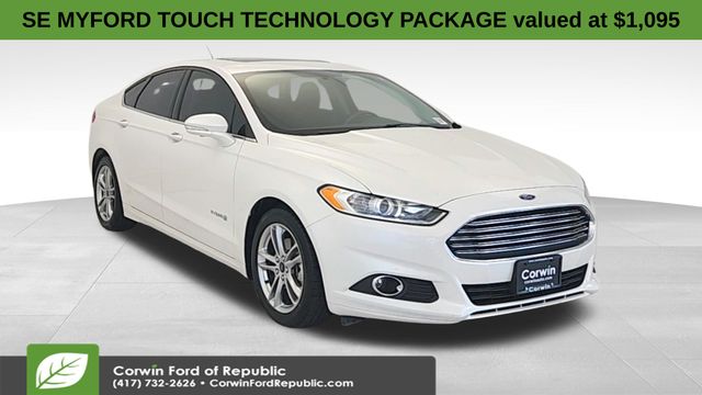 White Platinum Clearcoat Metallic 2016 Ford Fusion Hybrid SE FWD Sedan Front-Wheel Drive Continuously Variable Transmission