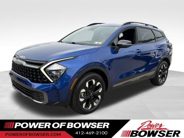 Sapphire Blue 2023 Kia Sportage SUV / Crossover All-Wheel Drive 8-Speed Automatic