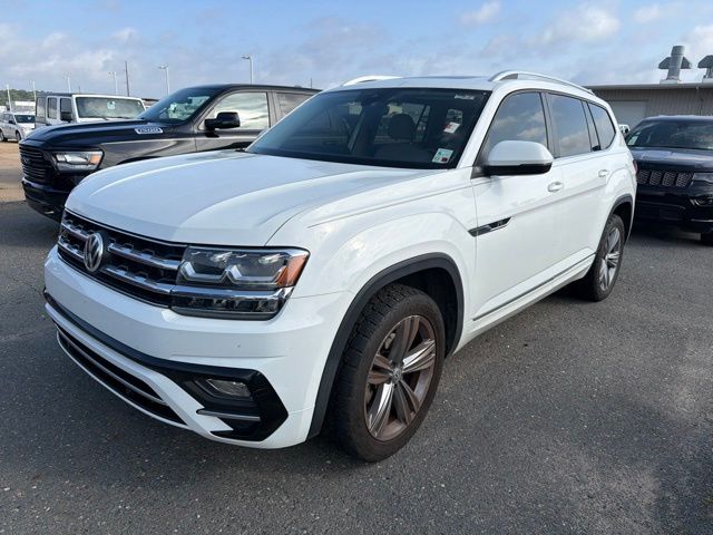 Pure White 2018 Volkswagen Atlas SEL 4Motion SUV / Crossover All-Wheel Drive 8-Speed Automatic