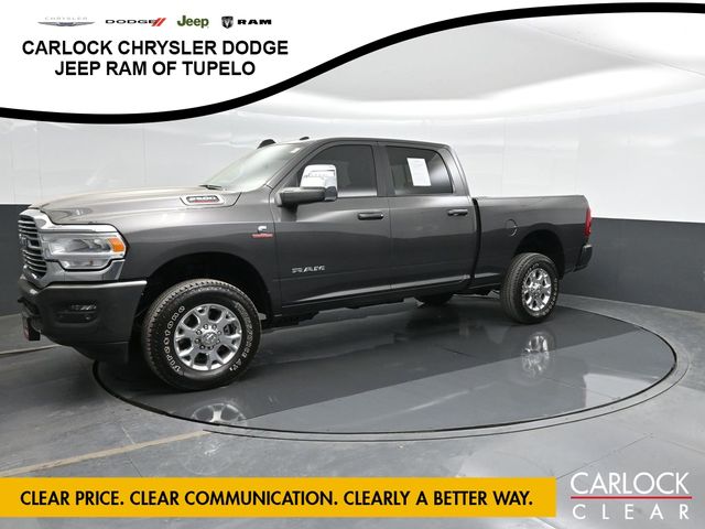 Gray (Granite Crystal Metallic Clearcoat) 2024 RAM 2500 Laramie Crew Cab 4WD Pickup Truck Four-Wheel Drive 6-Speed Automatic