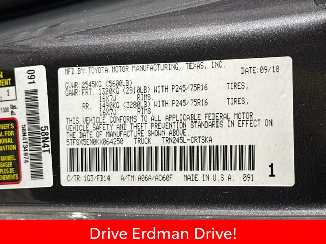 Used 2019 Toyota Tacoma Truck