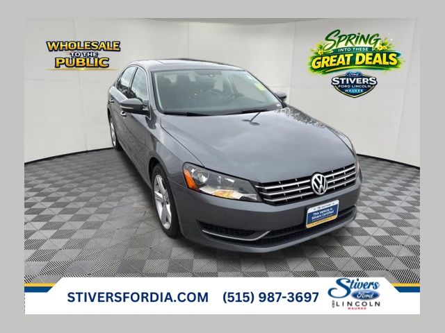 Gray 2013 Volkswagen Passat TDI SE Sedan Front-Wheel Drive 6-Speed Automatic