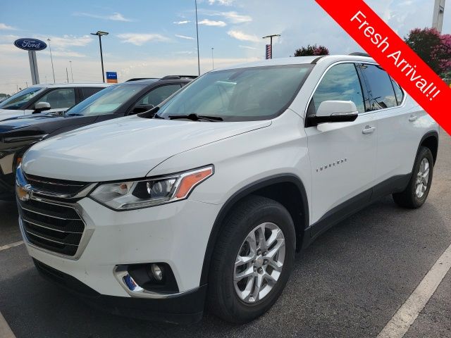 Summit White 2021 Chevrolet Traverse SUV / Crossover Front-Wheel Drive 9-Speed Automatic