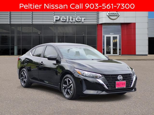 Super Black 2025 Nissan Sentra SV FWD Sedan Front-Wheel Drive Continuously Variable Transmission