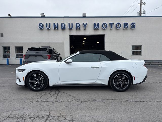 Oxford White 2025 Ford Mustang EcoBoost Premium Convertible RWD Convertible Rear-Wheel Drive Automatic