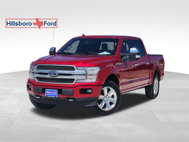 2020 Rapid Red Metallic Tinted Clearcoat Ford F-150 Platinum Truck