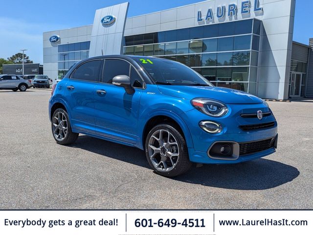 Italia Blue 2021 FIAT 500X SUV / Crossover All-Wheel Drive 9-Speed Automatic