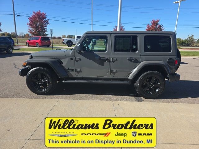 2022 Jeep Wrangler Unlimited Sahara Altitude - Sting-Gray Clearcoat exterior view 12