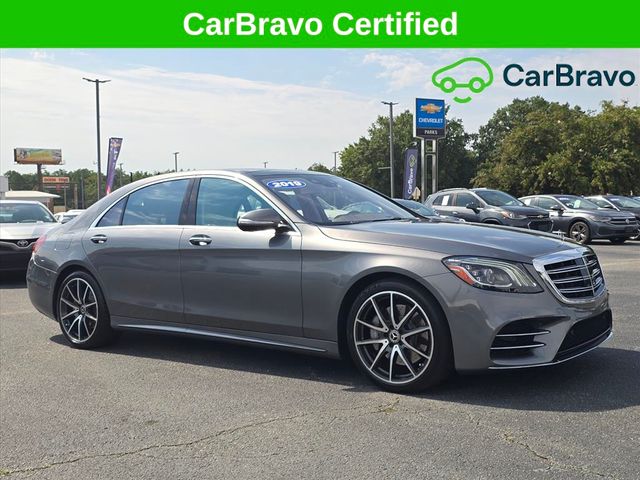 Gray Metallic 2019 Mercedes-Benz S-Class Sedan Rear-Wheel Drive 9-Speed Automatic