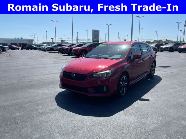 Lithium Red Pearl 2023 Subaru Impreza Sport Wagon AWD Wagon All-Wheel Drive Continuously Variable Transmission