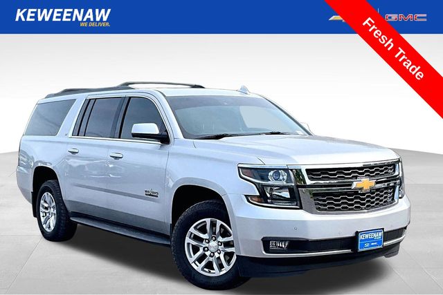 Silver Ice Metallic 2017 Chevrolet Suburban SUV / Crossover Four-Wheel Drive 6-Speed Automatic Overdrive