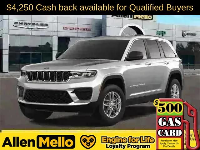 Silver Zynith 2025 Jeep Grand Cherokee Laredo X 4WD SUV / Crossover Four-Wheel Drive 8-Speed Automatic