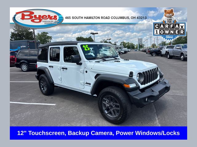 Bright White Clearcoat 2025 Jeep Wrangler SUV / Crossover Four-Wheel Drive 8-Speed Automatic