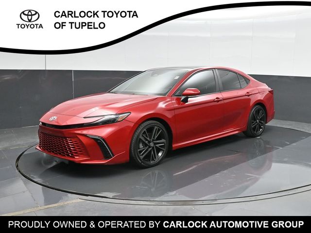 Supersonic Red/Midnight Black Metallic 2025 Toyota Camry Sedan Front-Wheel Drive Continuously Variable Transmission