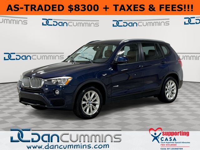 Deep Sea Blue Metallic 2016 BMW X3 SUV / Crossover All-Wheel Drive 8-Speed Automatic